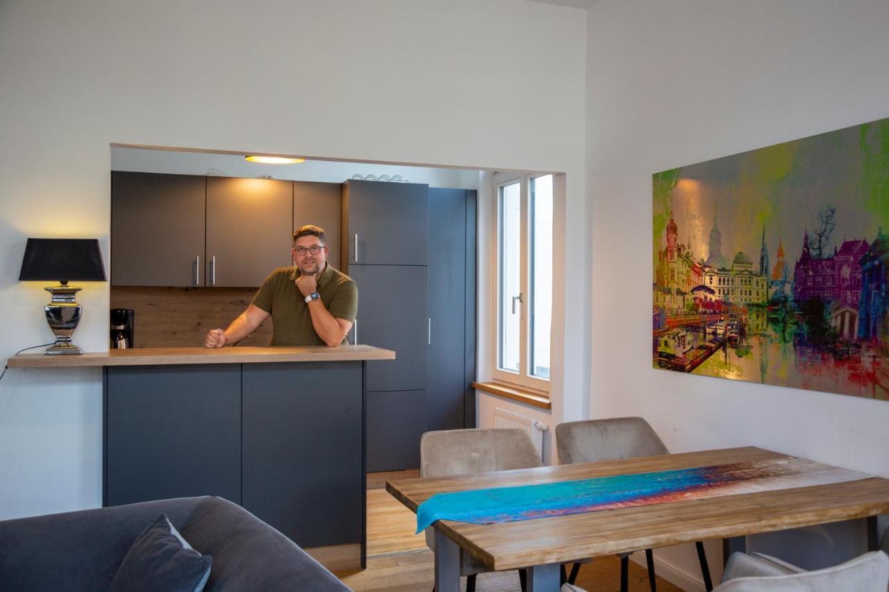 Modernes City-Apartment Mit Blick In Den Park Und 2 Baeder H9 Oldenburg Exterior foto